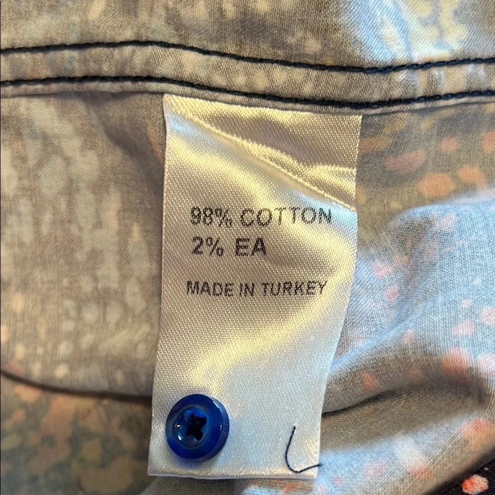 Westport Black Label Blue and Orange Long Sleeve Shirt Size 2XL - Picture 8 of 10